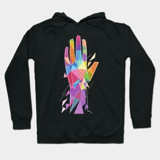 Abstract Cube Hand Hoodie